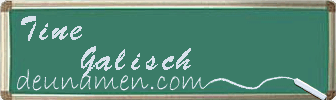 Tine Galisch Visitenkarte